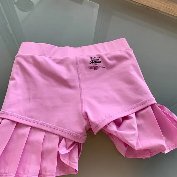 **RELISTED**BNWT FRANKIES BIKINI WINDY TENNIS MINI SKIRT PINK SZ XS - Picture 4 of 12